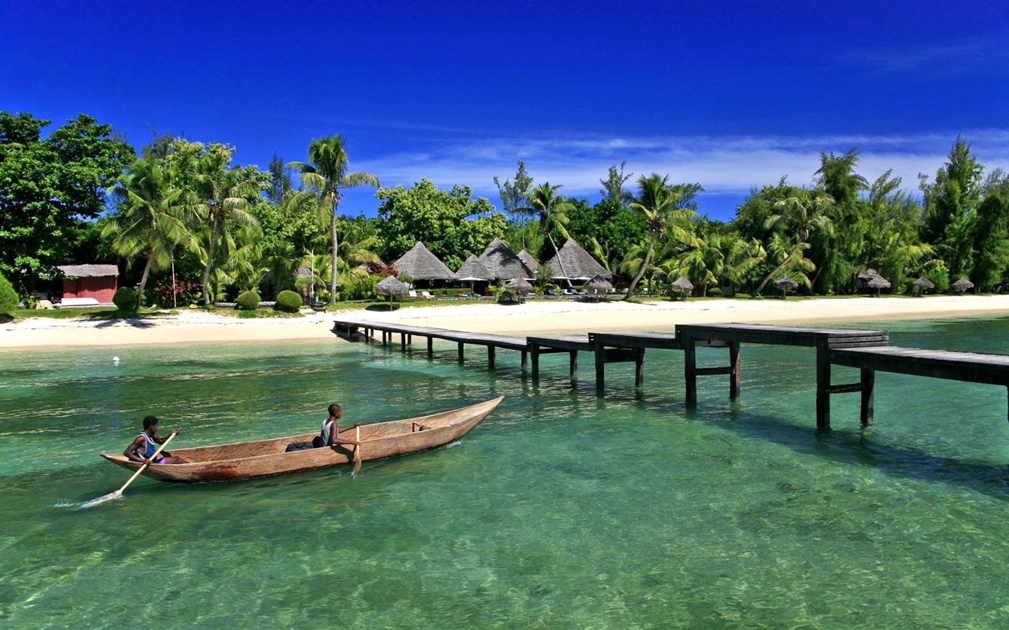 real Saint Marie island in the Caribbean