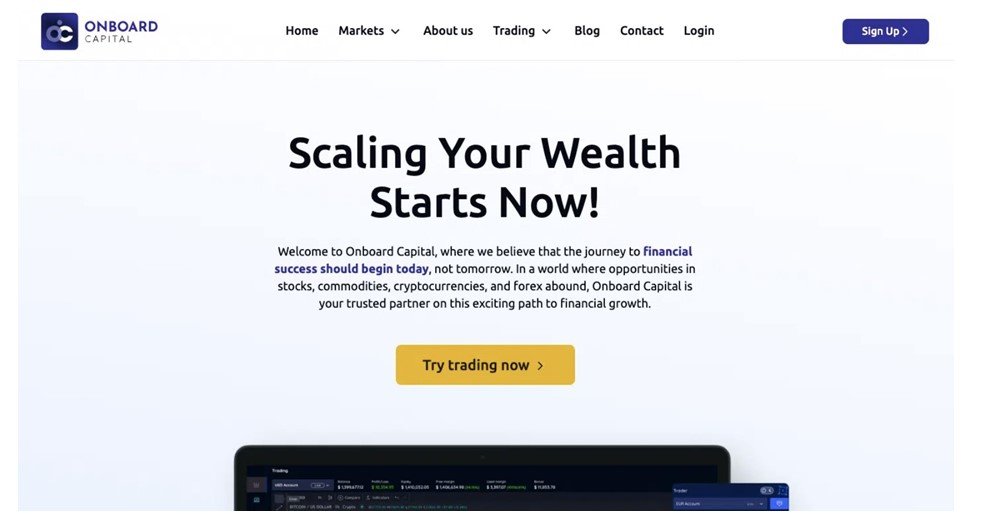 OnBoardCapital website